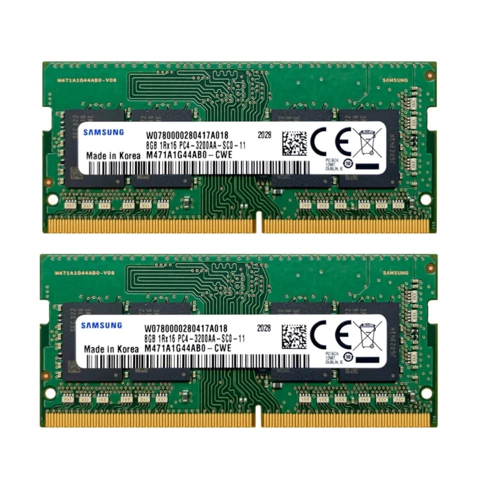 Samsung 16GB (2x8GB) DDR4 3200MHz PC4-25600 SODIMM Memory RAM