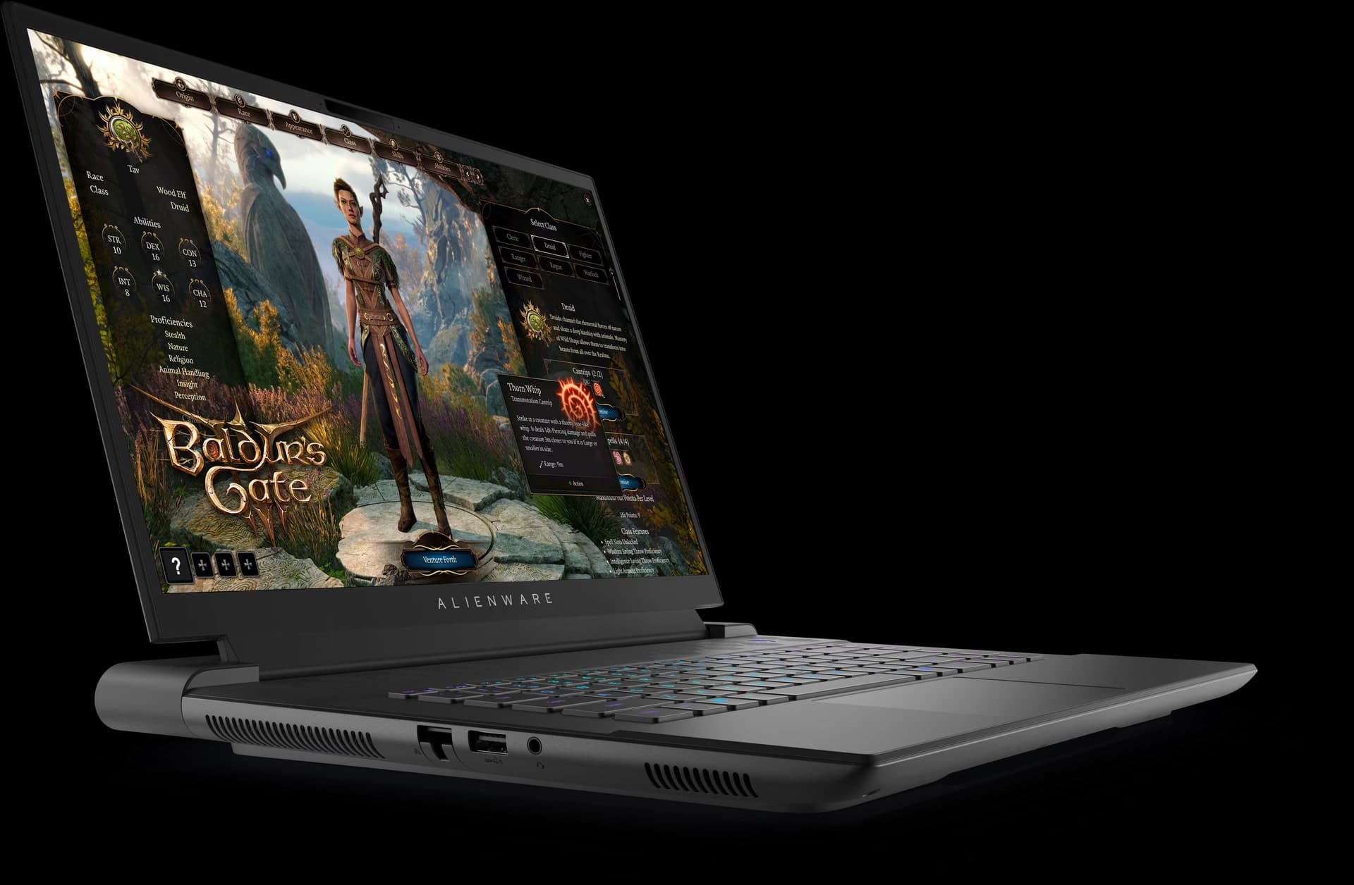 ALIENWARE DELL M16 R1 (JCLWDX3) - INTEL CORE i9, 13TH GEN 32GB RAM, 1TB SSD, 16" BACKLIT KEYBOARD, NO OPTICAL DRIVE, NVIDIA GEFORCE RTX 4080 12GB, WEBCAM, WLAN, BLUETOOTH, WINDOWS 11 HOME