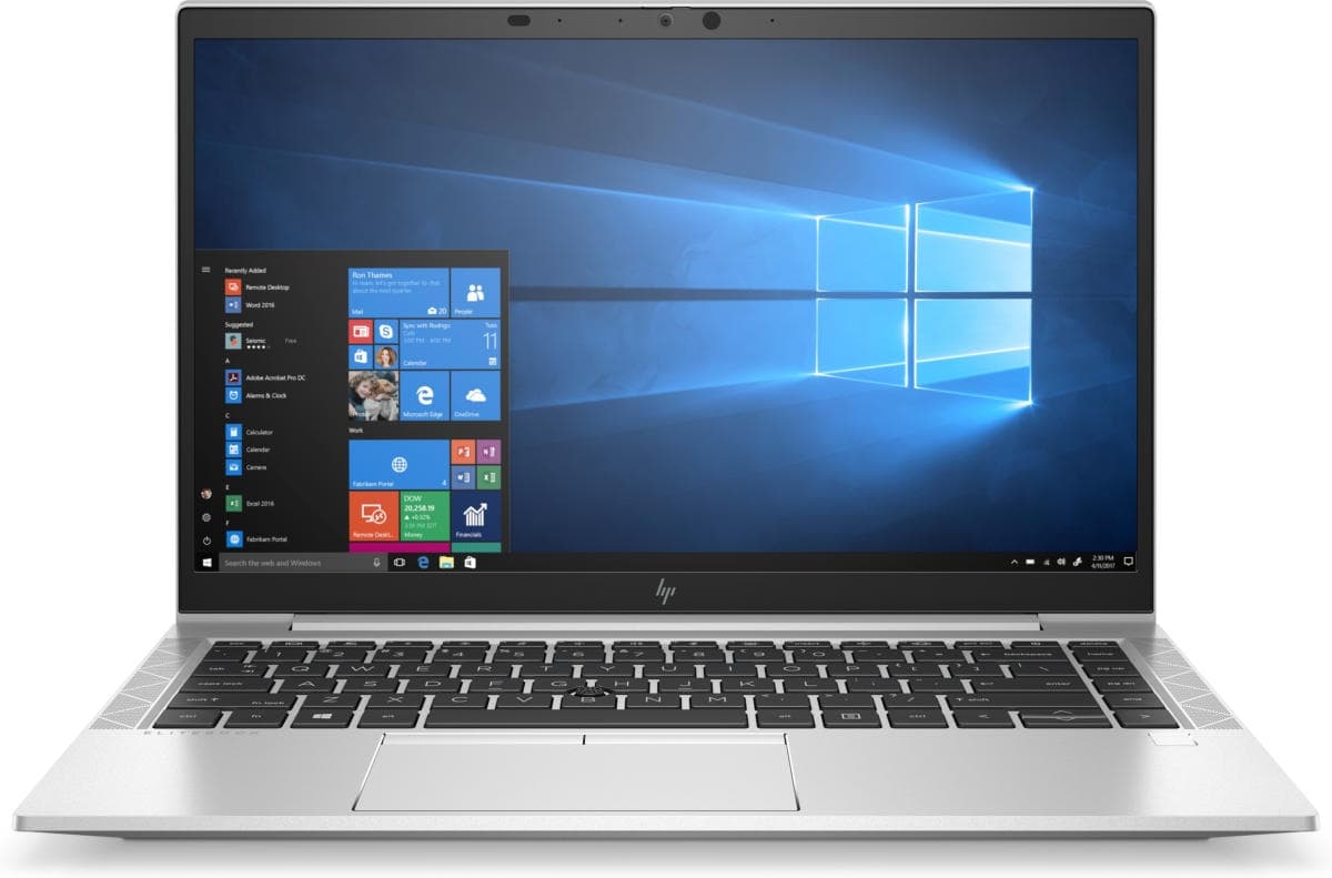 HP ELITEBOOK 840 G7 (1C8P3UT) - 10TH GEN INTEL CORE i5, 8GB RAM, 256GB SSD, 14" NON-TOUCHSCREEN, BACKLIT KEYBOARD, WEBCAM, WLAN, BLUETOOTH, WINDOWS 10 PRO