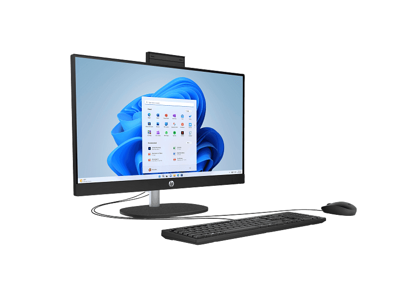 HP 23.8 ALL-IN-ONE DESKTOP (577D8AA) - 12TH GEN INTEL CORE i5-1235U, 8GB RAM, 512GB SSD, 23.8" NON-TOUCH, INTEL IRIS X GRAPHICS, WEBCAM, WI-FI, BLUETOOTH, WINDOWS 11 HOME