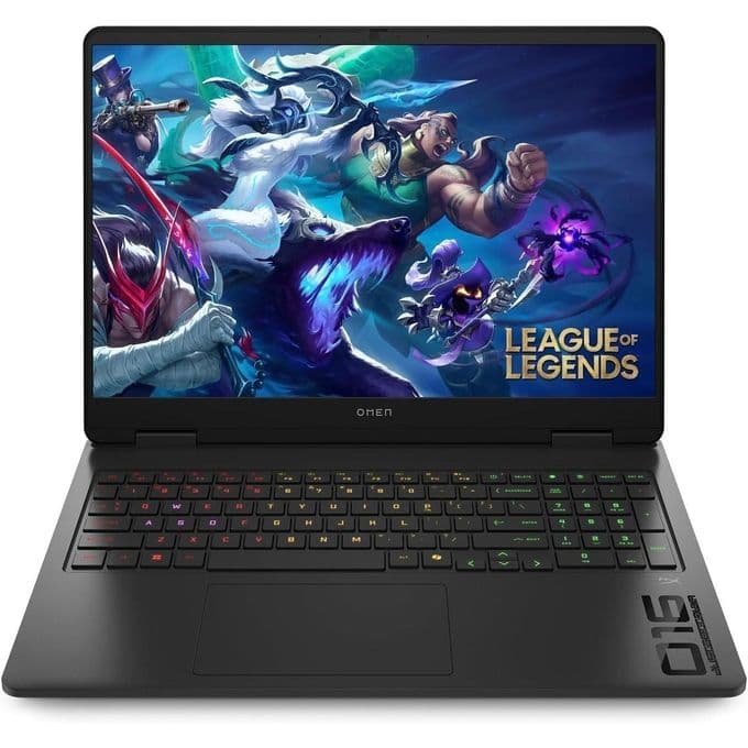 HP OMEN 16-AM0073DX GAMING LAPTOP - INTEL ULTRA 7 255H, 16GB RAM, 1TB SSD, 16" 2K IPS LED DISPLAY, 8GB NVIDIA GEFORCE RTX 5060 GRAPHICS CARD, WINDOW 11 HOME