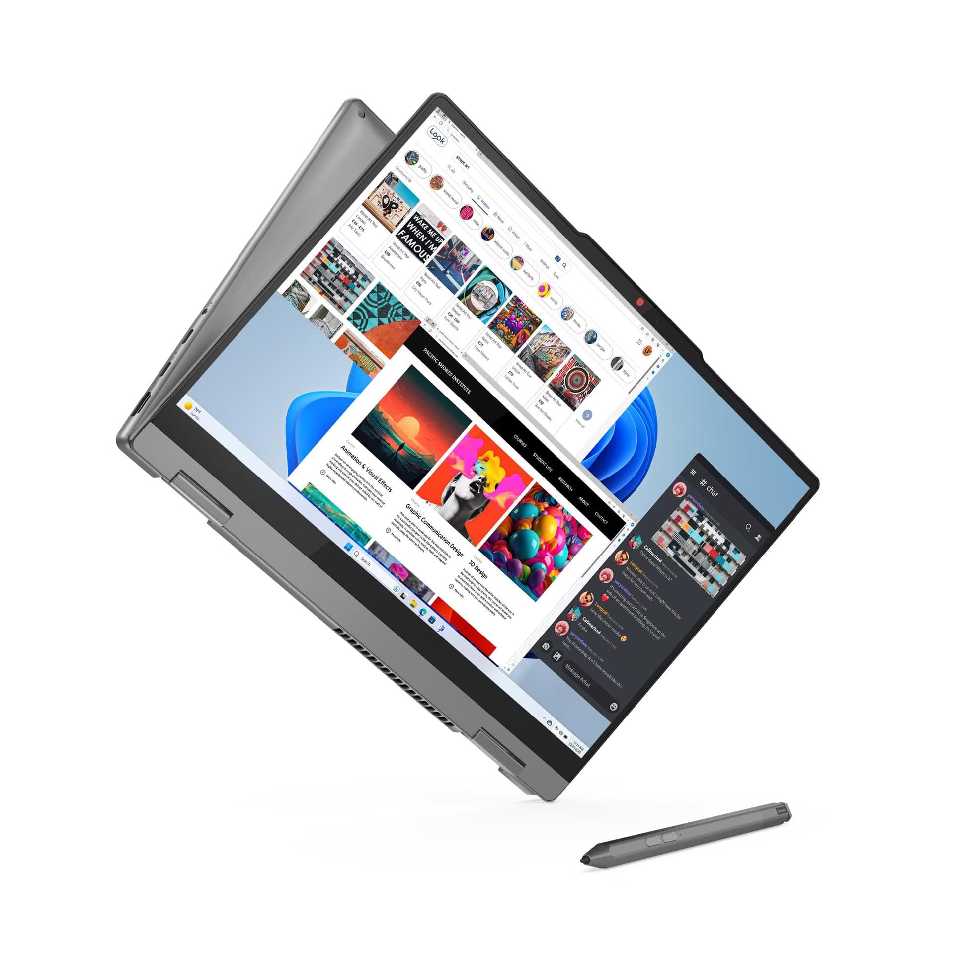 Lenovo IdeaPad 5 2-in-1 14IRH9 (83KX003DUE) - Intel Core i5-13420H, 8C (4P + 4E) / 12T, P-core up to 4.6GHz, E-core up to 3.4GHz, 8GB, 512GB SSD, 14 WUXGA, Integrated Intel UHD Graphics, Windows 11 Home plus stylus pen, Luna Grey