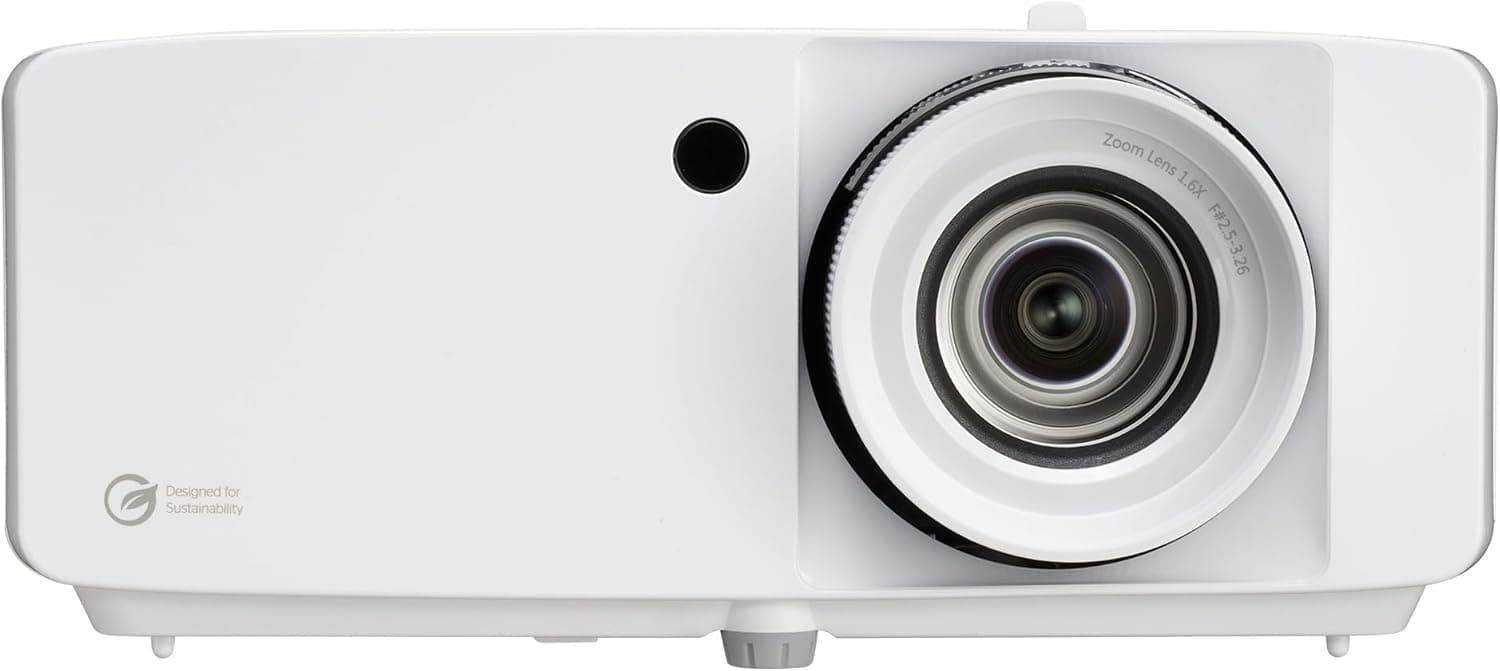 Optoma ZH551 - 1080p Full HD, 5600 Lumens, Laser, IP6X Dust Resistant, DuraCore 30,000 Hour Maintenance-Free, Miracast Wireless Screen Sharing Projector, 1080p