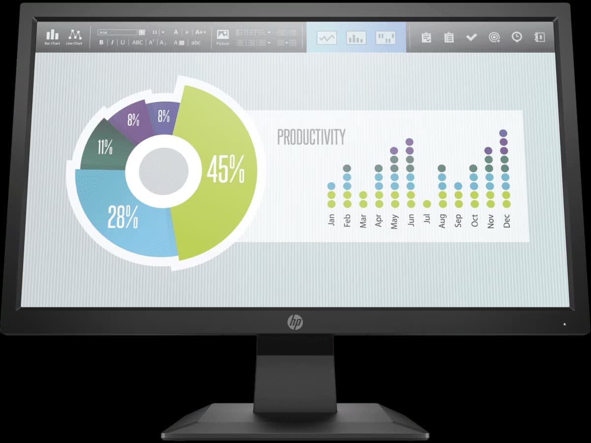 HP P204V FHD 19.5'' DISPLAY MONITOR - FHD, HDMI