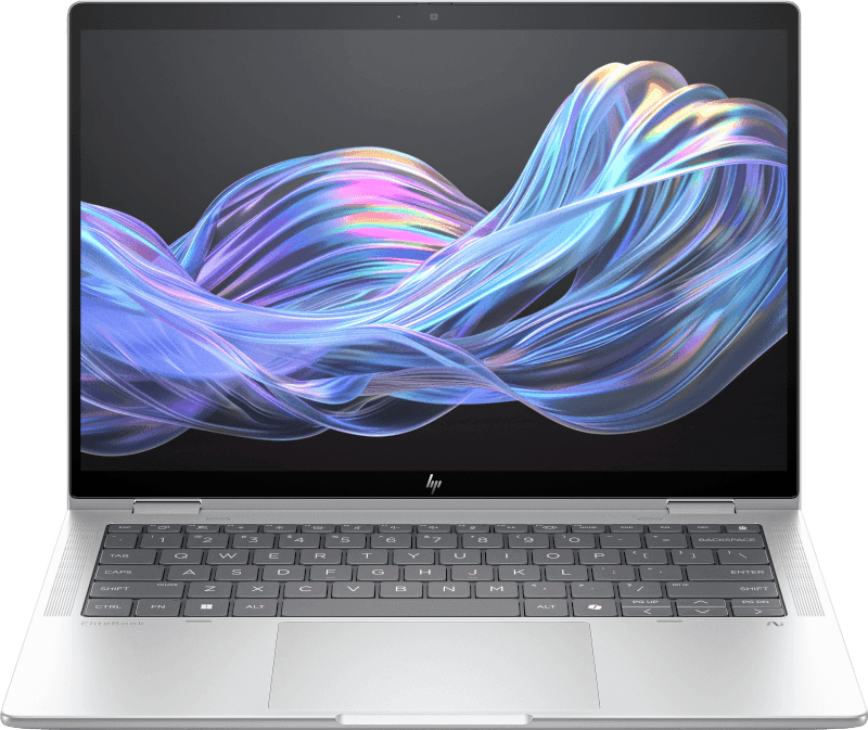 HP EliteBook X Flip G1i - Intel Core Ultra 5 226V (2.1GHz up to 4.5GHz), 16GB LPDDR5x-8533 MT/s (ONBOARD), 512GB SSD, 14 WUXGA (1920×1200) IPS TOUCHSCREEN, BACKLIT KEYBOARD, Windows 11 Pro, Glacier Silver, 1-Year Channel Warranty, PN: B68S8EA