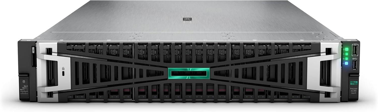 HPE ProLiant DL380 Gen11 - 6530 2.1GHz 32Core 1P 64(2x32GB-R) 8SFF MR416i-o 2x480GB SSD 2x1000W PS EU Server
