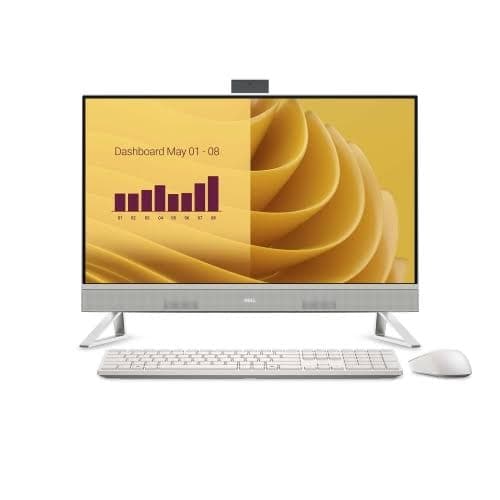 Dell EC27250 All-in-One 27" FHD Touch Display Desktop, Intel Core 7 150U, 2GB GDDR6 NVIDIA GeForce MX570A, 32GB RAM, 1TB SSD Windows 11 Home - Model DEC27250-7222WHT-PUS