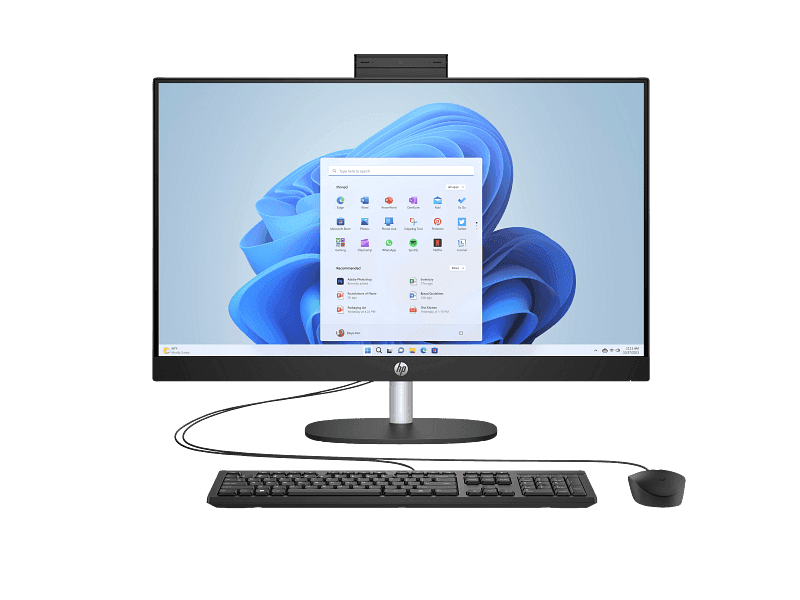 HP 27 ALL IN ONE 27-cr1041nh - INTEL CORE UTRA 5 125U, GEN UP TO 4.8GHZ, 512SSD, 8GB RAM, 27 INCHES, FHD, WLAN, BT, TOUCHSCREEN DOS, WHITE COLOUR, WLAN, SHELL WHITE, PN :C36YPEA, 1 YEAR CHANNEL WARRANTY
