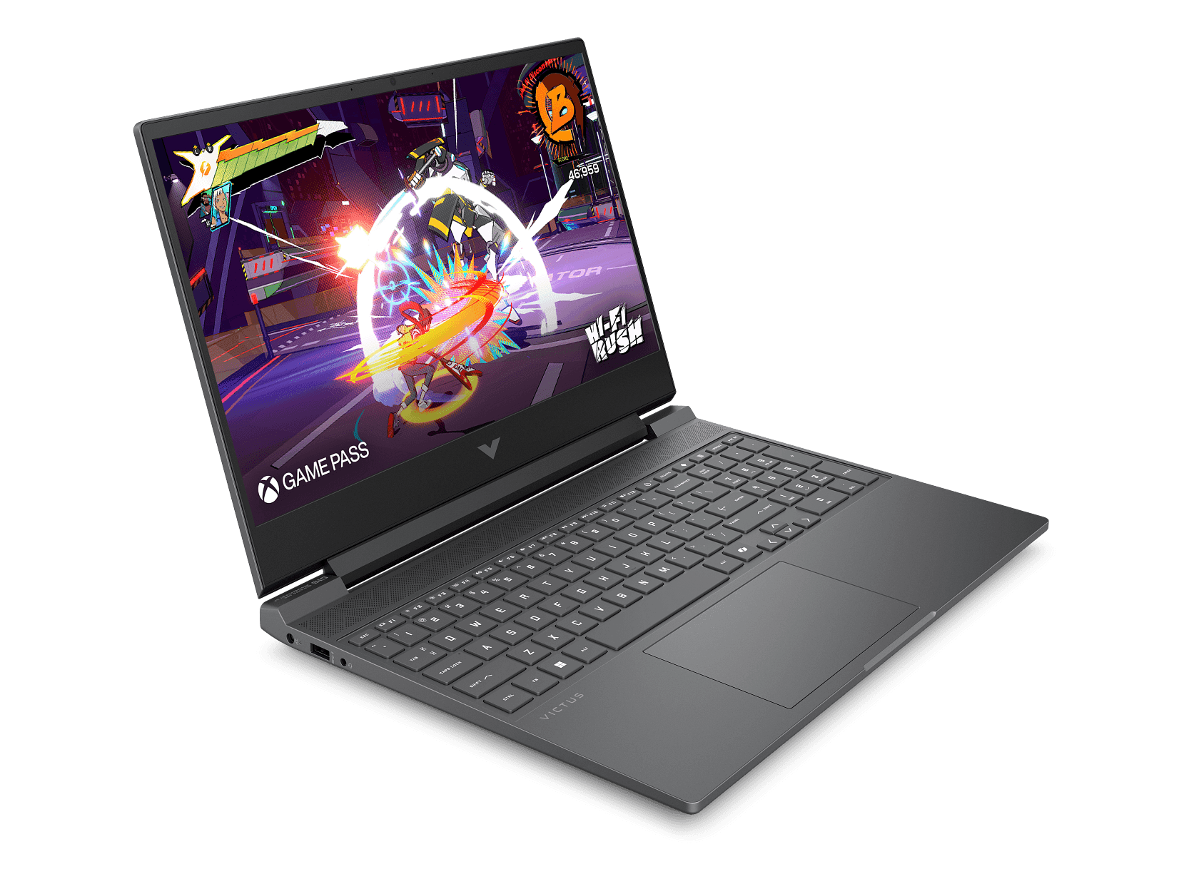 HP VICTUS 15-FA1009nia GAMING - Intel Core i5 13th gen up to 4.4 GHz, 512GB SSD, 16GB RAM, 15.6, WIN11, MICA SILVER, NVIDIA RTX 2050 (4GB DEDICATED) BACKLIT KEYBOARD, 1 YEAR CHANNEL WARRANTY, PN : 7Z6T9EA