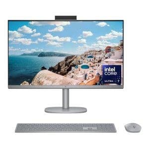 HP OmniStudio X 27 inch All-in-One Desktop Next Gen Al 27-cs1057c PC - Intel Core Ultra 7 258V - Copilot+ PC - 32GB Memory - 2TB SSD - RJ45 - Model: BM8W1AA