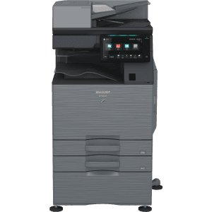 Sharp BP-60C31 -Print, Copy, Scan, Fax, File Pages per minute: 31 ppm B&W and Color MFP Paper capacity: Std 650 Max 6,300 sheets Seamless connectivity to cloud services* Standard 1200 DPI print @ 6,490,000