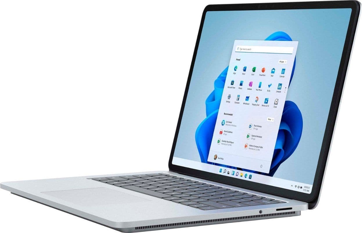 Microsoft Surface Laptop Studio AIC-00001 - 11TH GEN INTEL CORE i7-11370H, 3.3GHz, 32GB RAM, 1TB SSD, 14.4" TOUCH SCREEN, NVIDIA GEFORCE RTX 3050 Ti 4GB, BLUETOOTH, WI-FI, USB, ETHERNET, Windows 11 Pro