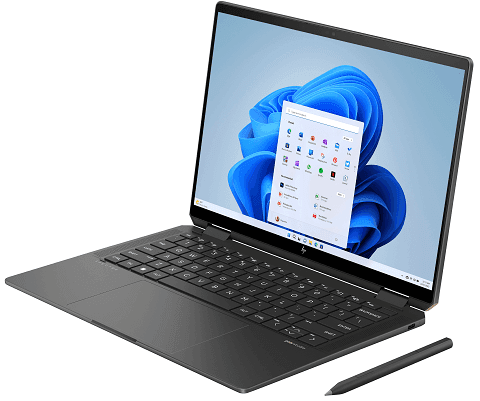 HP SPECTRE 14 EU0023DX X360 2-IN-1 LAPTOP (979L3UA) - INTEL ULTRA 7-155H, up to 4.8GHz, 16-CORE, 32GB RAM, 2TB SSD, 14" TOUCHSCREEN, BACKLIT KEYBOARD, FINGERPRINT, NO PEN, WEBCAM, BLUETOOTH, WI-FI, WINDOWS 11 HOME