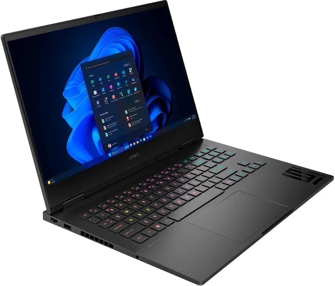 HP OMEN 16 SLIM GAMING LAPTOP AN0119NR (BM7B9UA#ABA) - INTEL CORE ULTRA 9, 16GB RAM, 1TB SSD, 16" BACKLIT KEYBOARD, NVIDIA GEFORCE RTX 5070 8GB GDDR6, SHADOW BLACK, WINDOWS 11