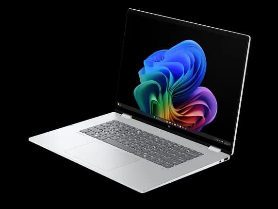 Hp OMNIBOOK 7 FLIP LAPTOP NGAI 16au0070wm - 14th gen, Intel core ultra 7, 512gb SSD, 16gb Ram, INTEL ARC 140V (8GB), webcam, Bluetooth, wlan, TOUCH SCREEN, BACKLIT KEYBOARD, CONVERTIBLE, 16.0”, windows 11 Home, GLACIER SILVER COLOR