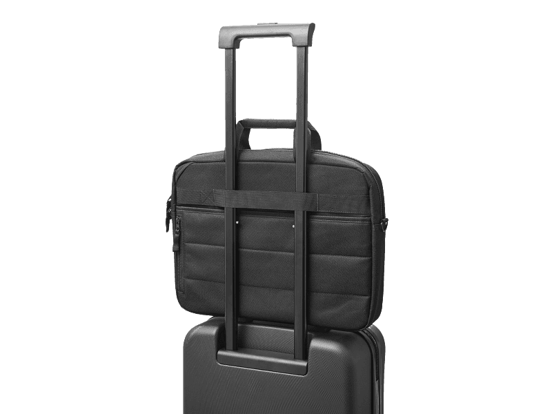HP Professional 15.6 Laptop Bag - FITS LAPTOPS UP TO 15.6, PADDED LAPTOP SECTION, MULTIPLE COMPARTMENTS, SHOULDER STRAP + CARRY HANDLE, Durable Daily Carry, BLACK