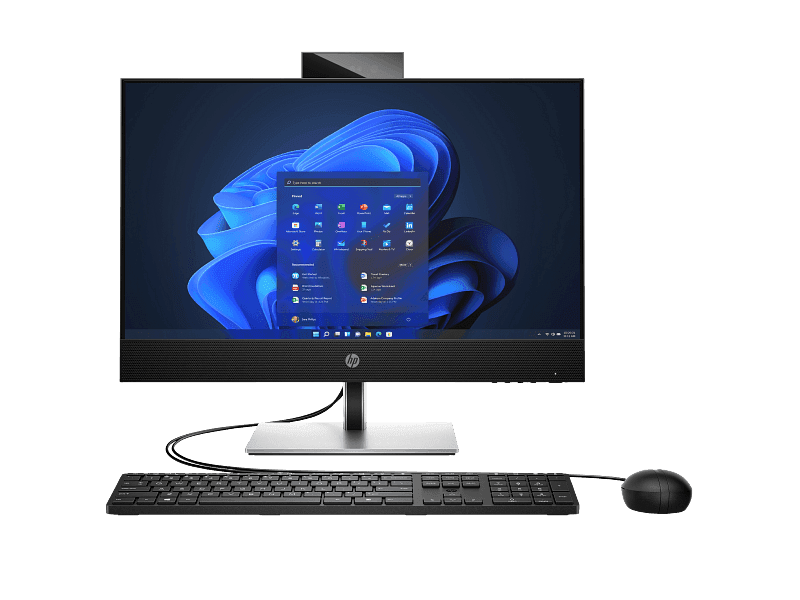 HP 24" AIO B40HWEA - INTEL ULTRA5-125U, 8 GB DDR5-5600, 512 GB PCIe NVMe M.2 SSD, 23.8 FHD IPS TOUCH, FreeDos 3.0, Intel Graphics, HP 125 USB White Wired Keyboard, HP 125 USB White Wired Mouse, 1 RJ-45, 1 USB Type-C, 1 HDMI-out 1.4, Shell White
