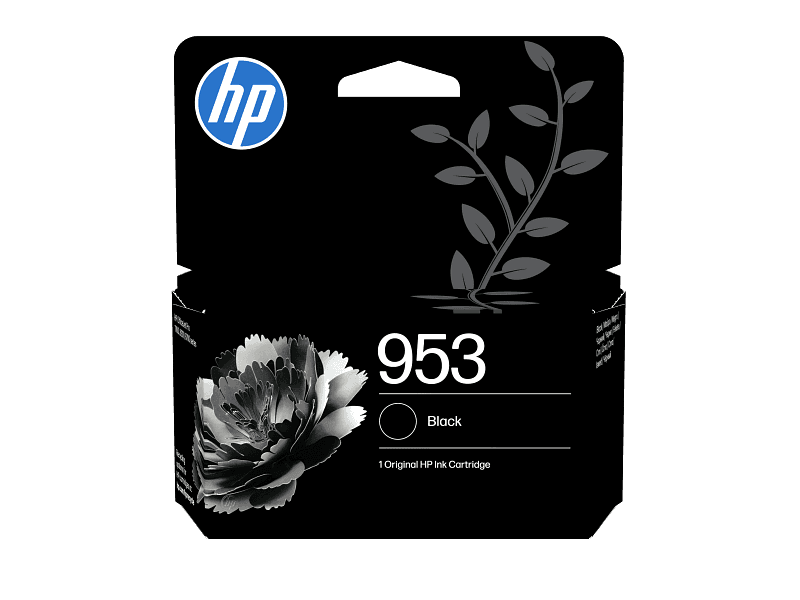 HP 953 Black Original Ink Cartridge L0S58AE - HP 953 Black Original Ink Cartridge, Compatible with HP 7740, HP 7720