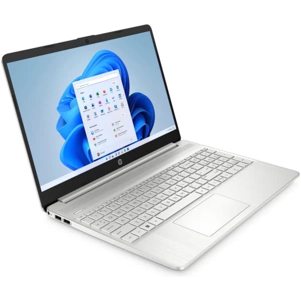 Hp 15-dy5033dx - 12th gen, Intel core i3, 256gb solid state drive, 8gb memory, INTEL UHD GRAPHICS, webcam, Bluetooth, wlan, TOUCH SCREEN, + NUMERIC KEYPAD, no optical drive, 15.6”, windows 11, NATURAL SILVER COLOR