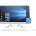 HP Factory Recertified 24-f0047c All-in-One Desktop PC – AMD A9-9425_3.1GHz -3.7GHz, 8GB, 1TB, DVDRW, AMD-Radeon R5 Graphics, 23.8 Full HD Touch Display, Win 10