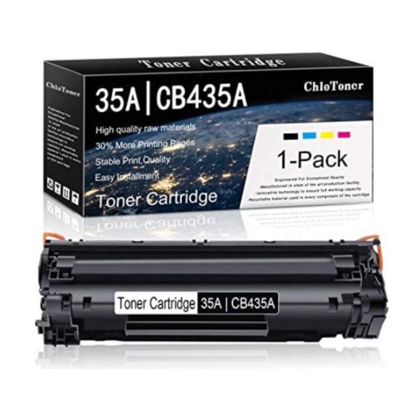 435A Toner Cartridge Compatible with HP 35A CB435A Original Toner Cartridges, for HP Laserjet P1005 P1006 Laser Printer, 1500 Pages, Black