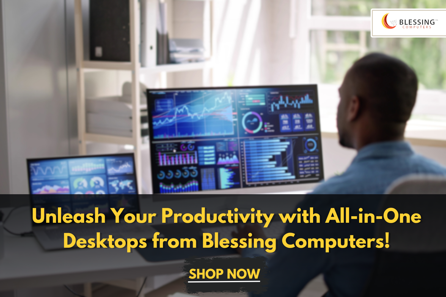 Unleash Your Productivity with All-in-One Desktops from Blessing Computers!
